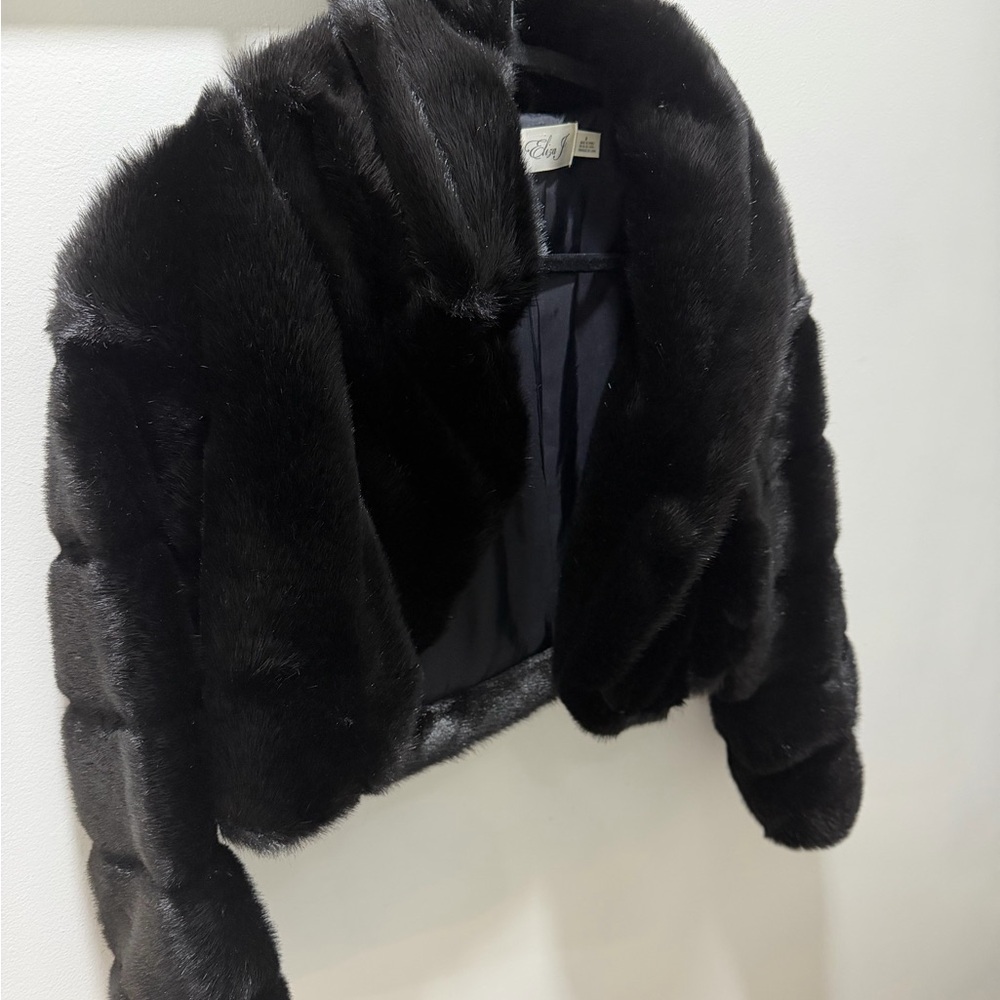 ECHT Elegant Black Teddy Jacket - image 1